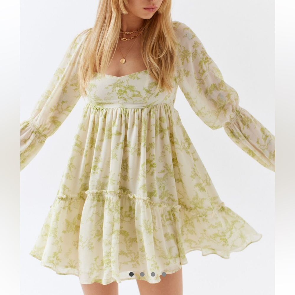 uo long sleeve mini dress